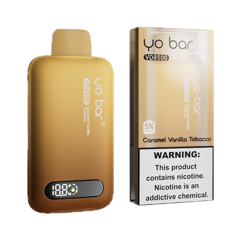 caramel vanilla tobacco Yo Bar VD8500