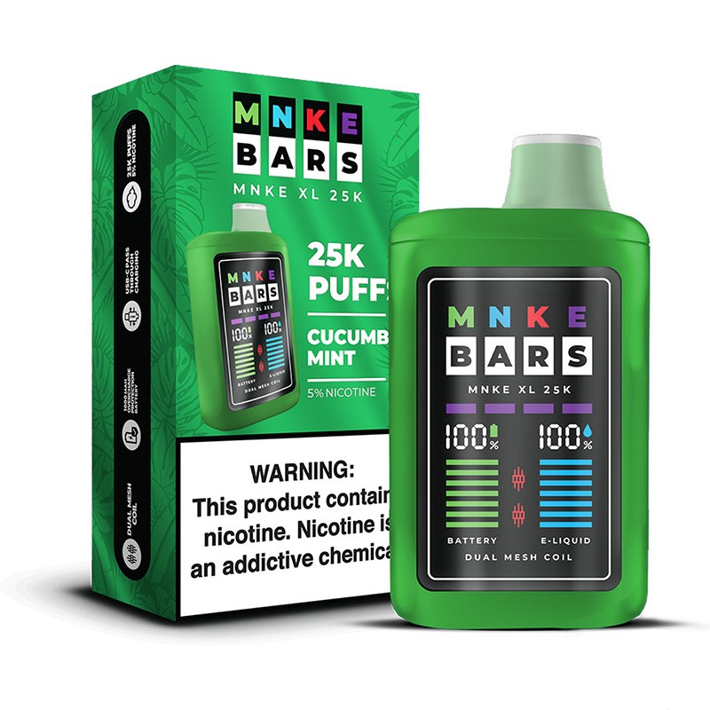cucumber mint MNKE BARS XL 25K