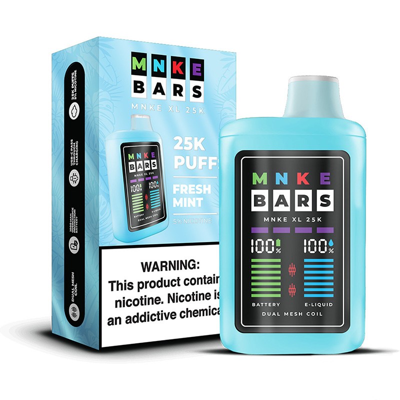 fresh mint MNKE BARS XL 25K