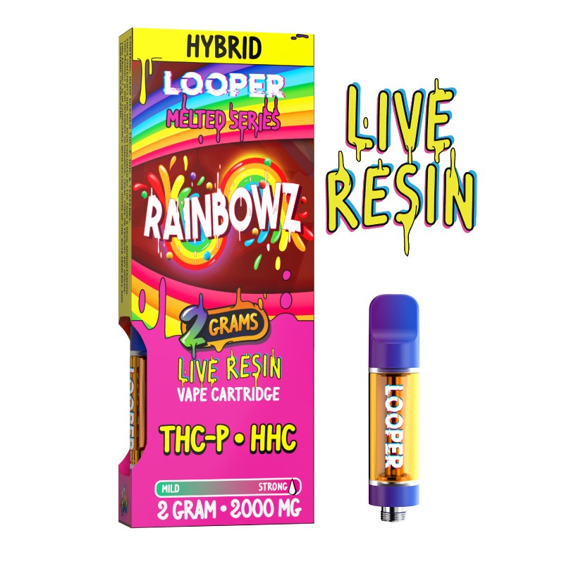 rainbowz Looper Melted Series Live Resin Cartridge