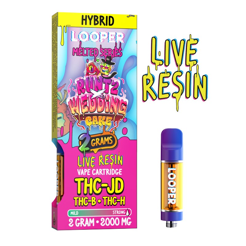 runtz x wedding cake Looper Melted Series Live Resin Cartridge