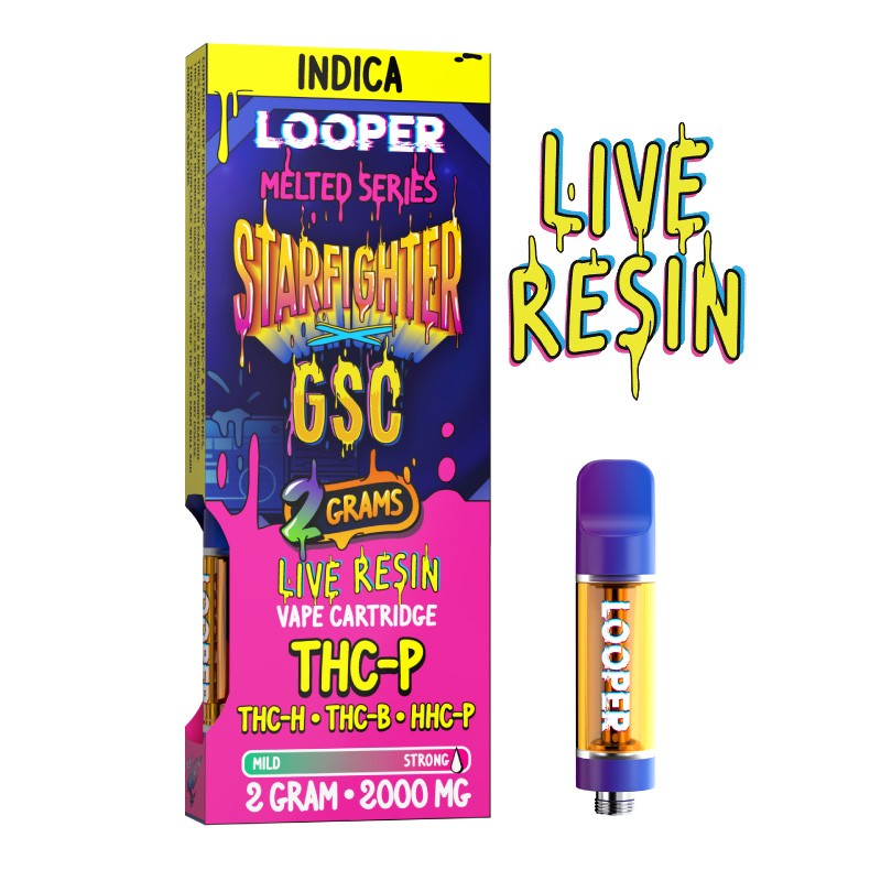 starfighter x gsc Looper Melted Series Live Resin Cartridge
