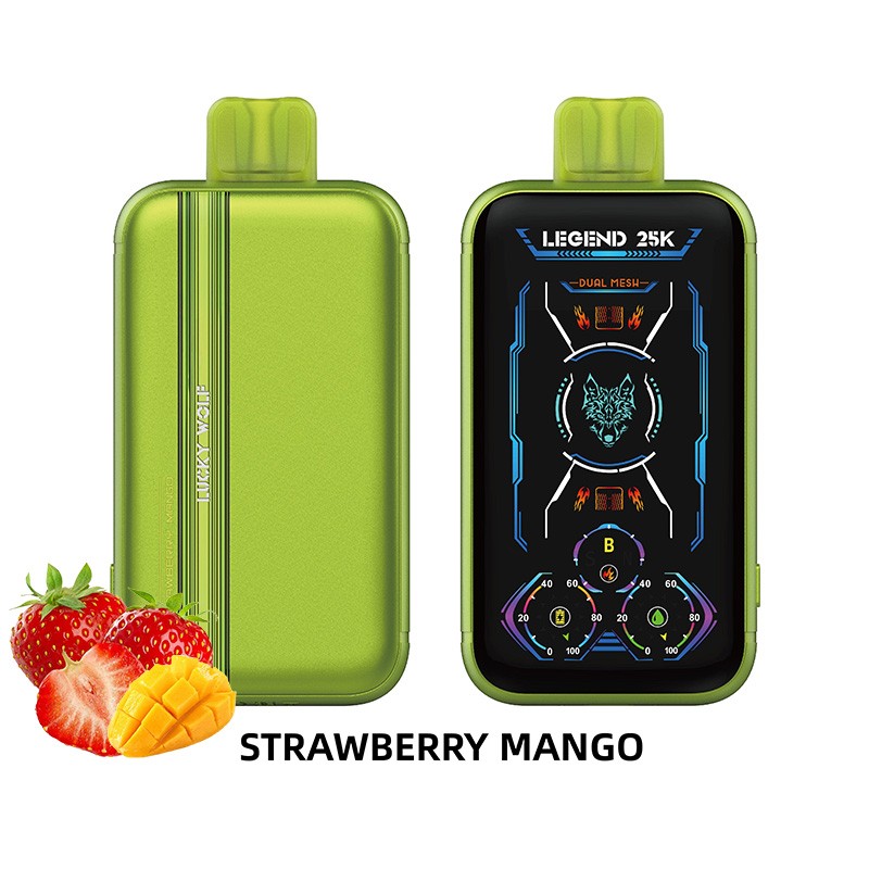 strawberry mango (10-PACK) SnowWolf Lucky Wolf Legend 25K