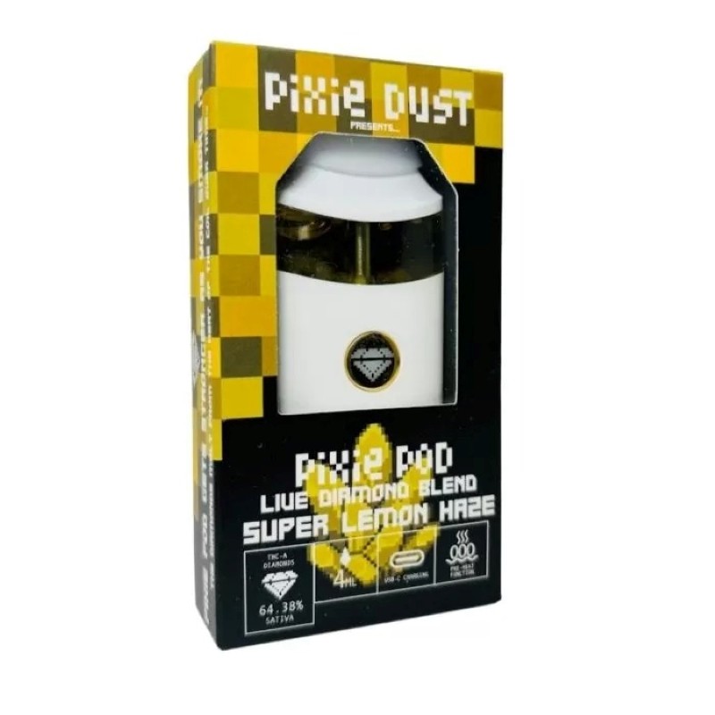 super lemon haze Pixie Pod Live Diamond Blend THC-A