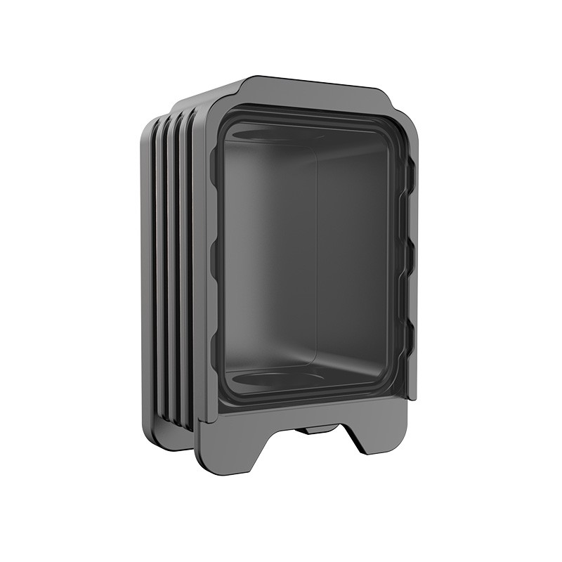 Gunmetal  (Empty) Thunderhead Creations Blaze Bridge Single Glass