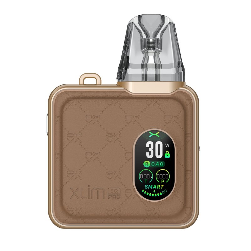 brown leather OXVA Xlim SQ Pro