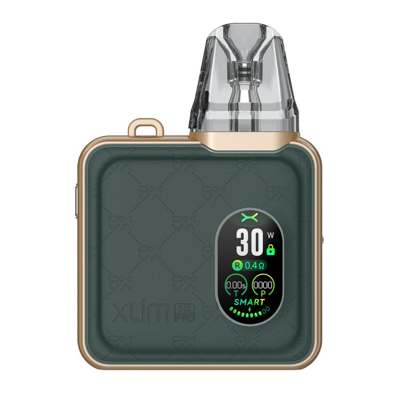 green leather OXVA Xlim SQ Pro