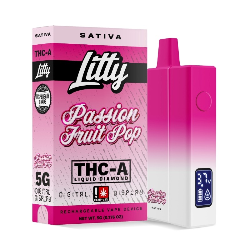 passion fruit pop Litty Liquid Diamond THC-A