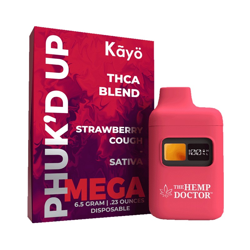 strawberry cough The Hemp Doctor Kayo Phukd Up Mega THC-A