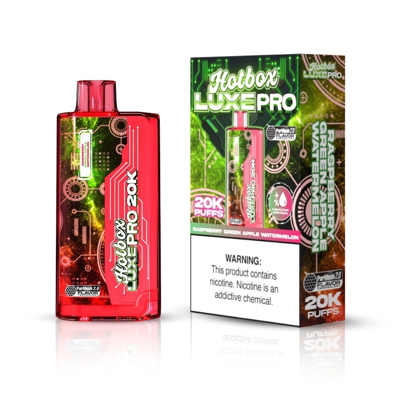 raspberry green apple watermelon Hotbox Luxe Pro 20K