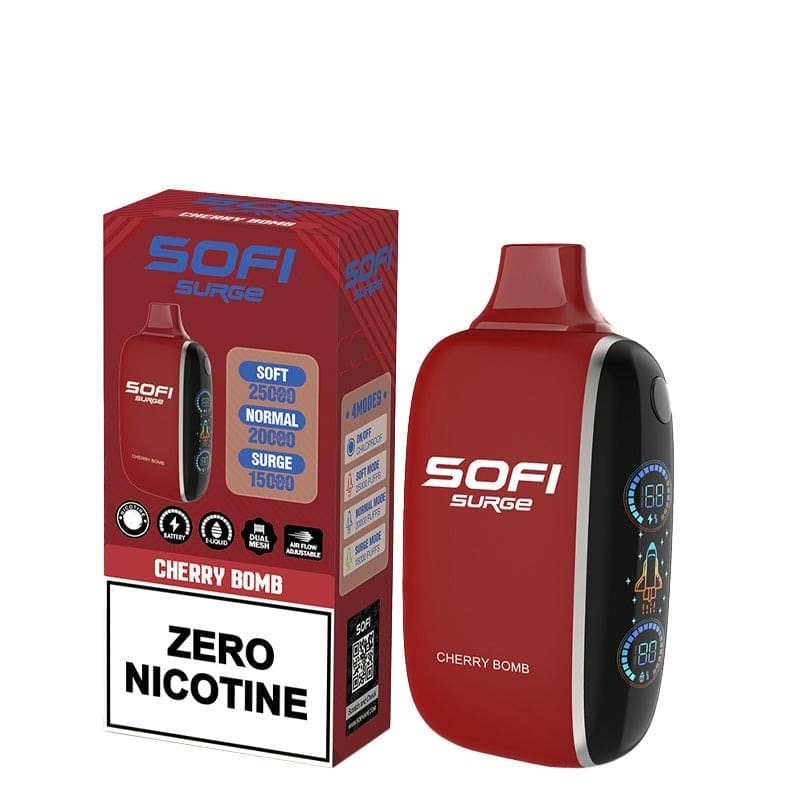 cherry bomb Sofi Surge Zero Nicotine 25000