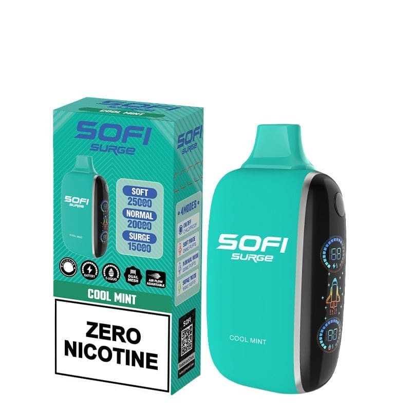 cool mint Sofi Surge Zero Nicotine 25000