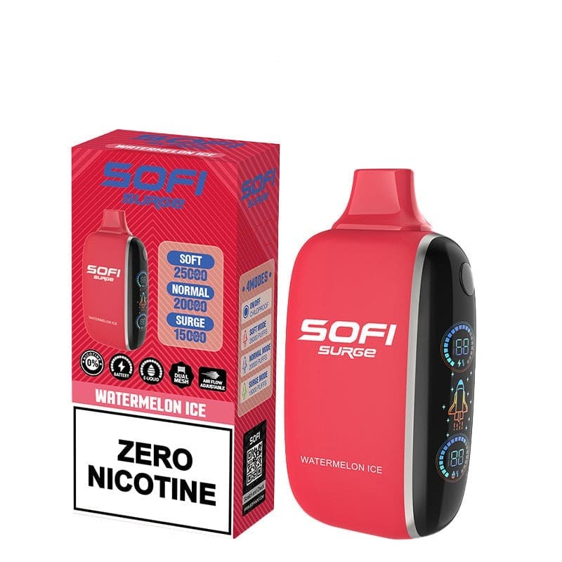 watermelon ice Sofi Surge Zero Nicotine 25000