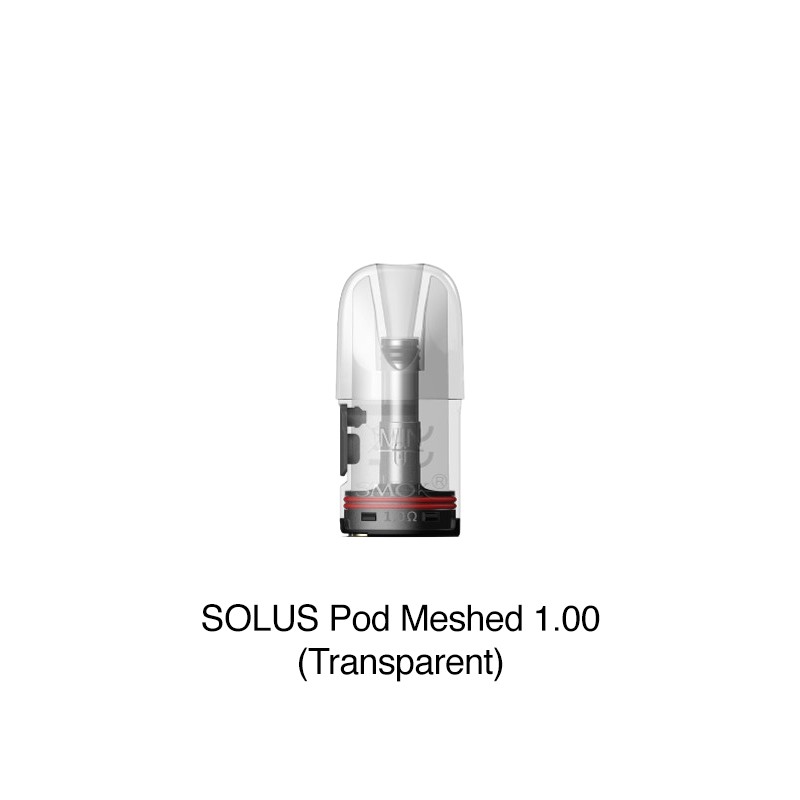 1.0ohm (Transparent) SMOK Solus Pod Meshed Pod Cartridge