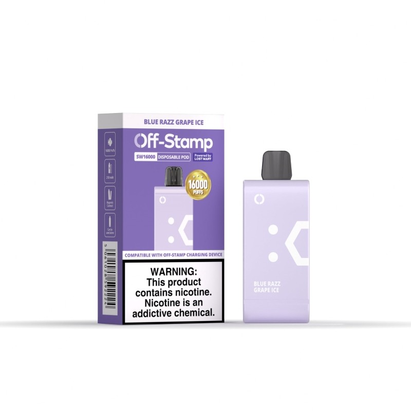 blue razz grape ice Lost Mary Off-Stamp SW16000
