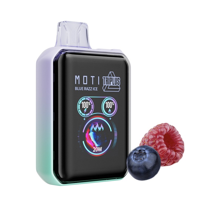 blue razz ice Moti Triplus 20000