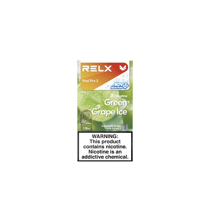 Green Grape Ice (3%) RELX Pod Pro 2