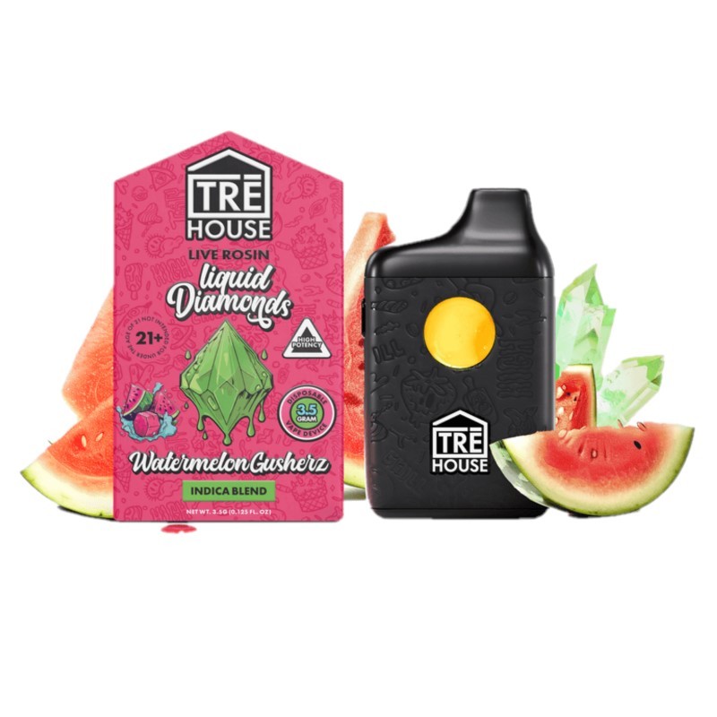 watermelon gusherz Tre House Live Rosin THC-A