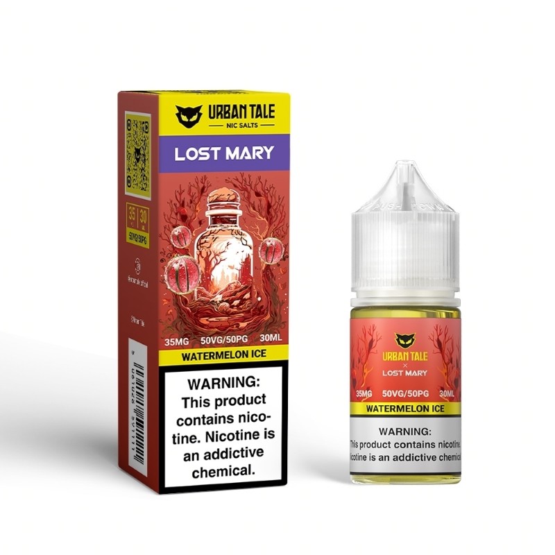 Watermelon Ice Urban Tale X Lost Mary Nic Salts E-juice