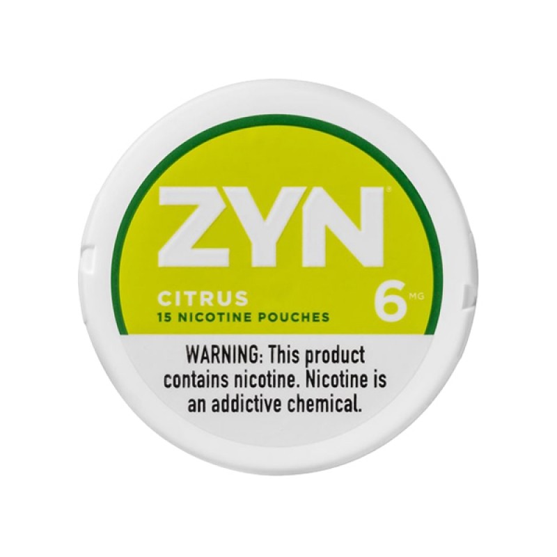 6mg ZYN Citrus Nicotine Pouches