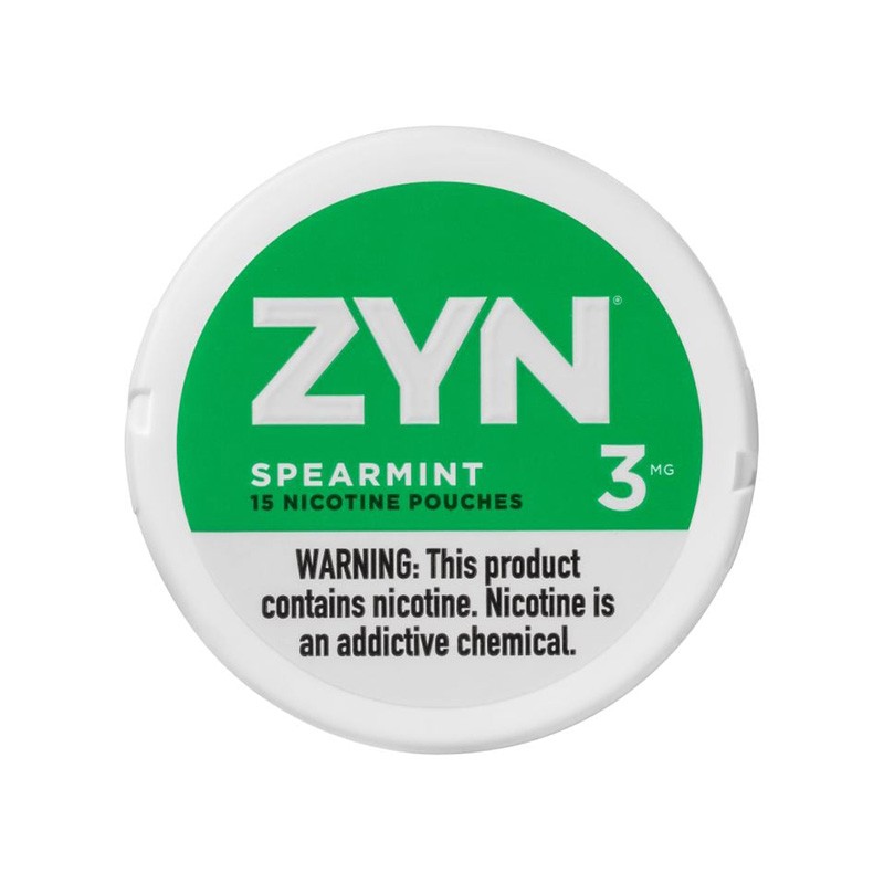 ZYN Spearmint Nicotine Pouches (15 pouches/can) | Vapesourcing