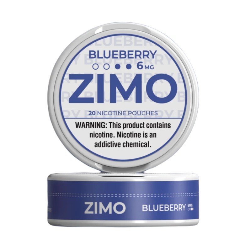 6mg ZIMO Blueberry Nicotine Pouches