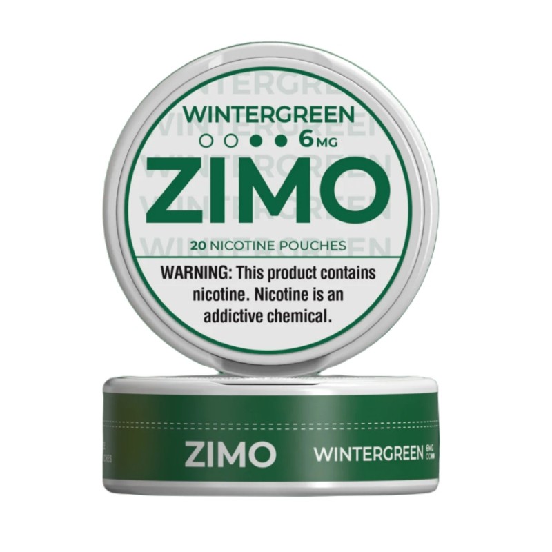 6mg ZIMO Wintergreen Nicotine Pouches