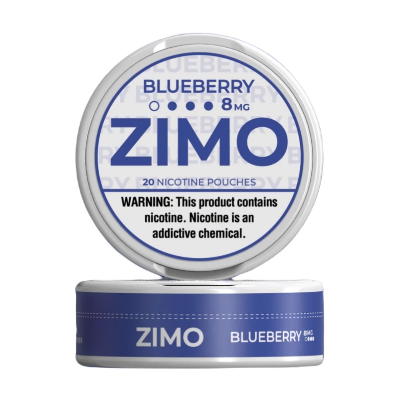 8mg ZIMO Blueberry Nicotine Pouches