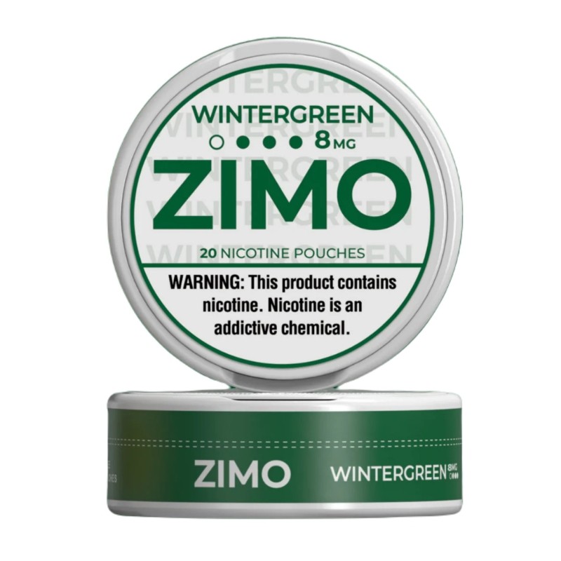 8mg ZIMO Wintergreen Nicotine Pouches