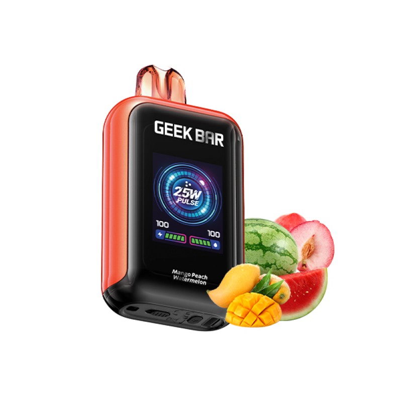 mango peach watermelon (10-PACK) Geek Bar WATT