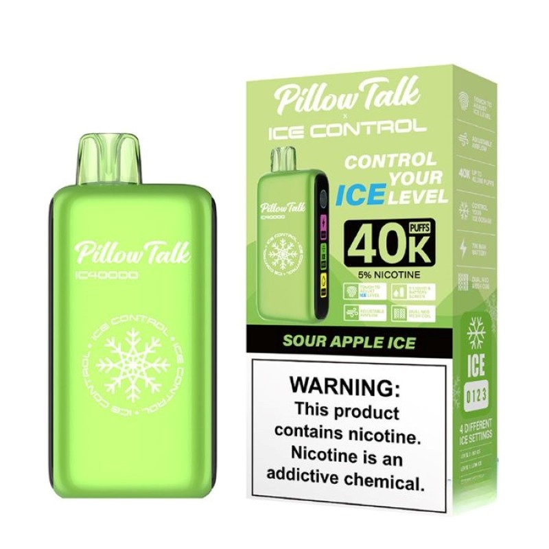 Pillow Talk IC40000 Ice Control Disposable Vape 20ml | Vapesourcing