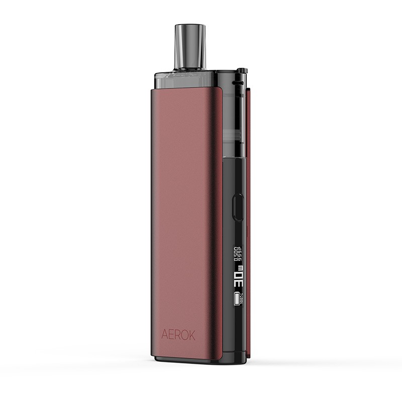 burgundy red Wotofo Aerok