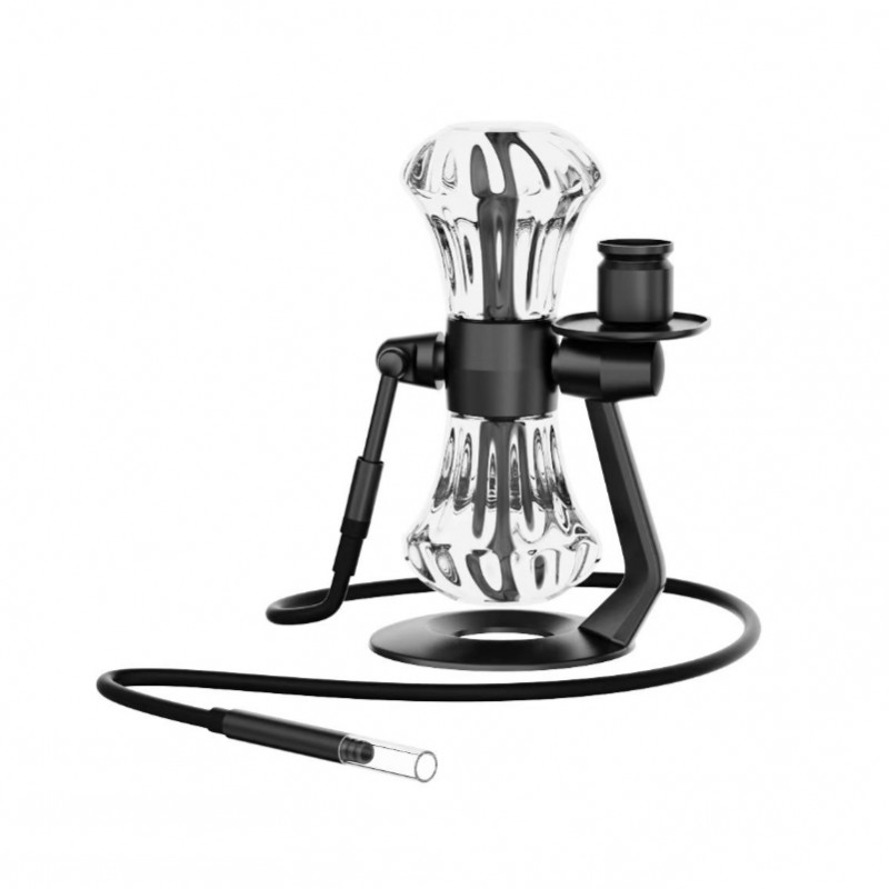 black Mingvape Flower Gravity Hookah