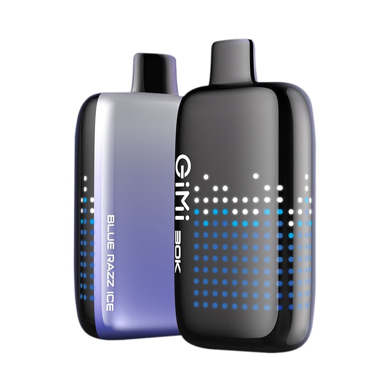 blue razz ice GiMi 30K Disposable Vape by VIHO