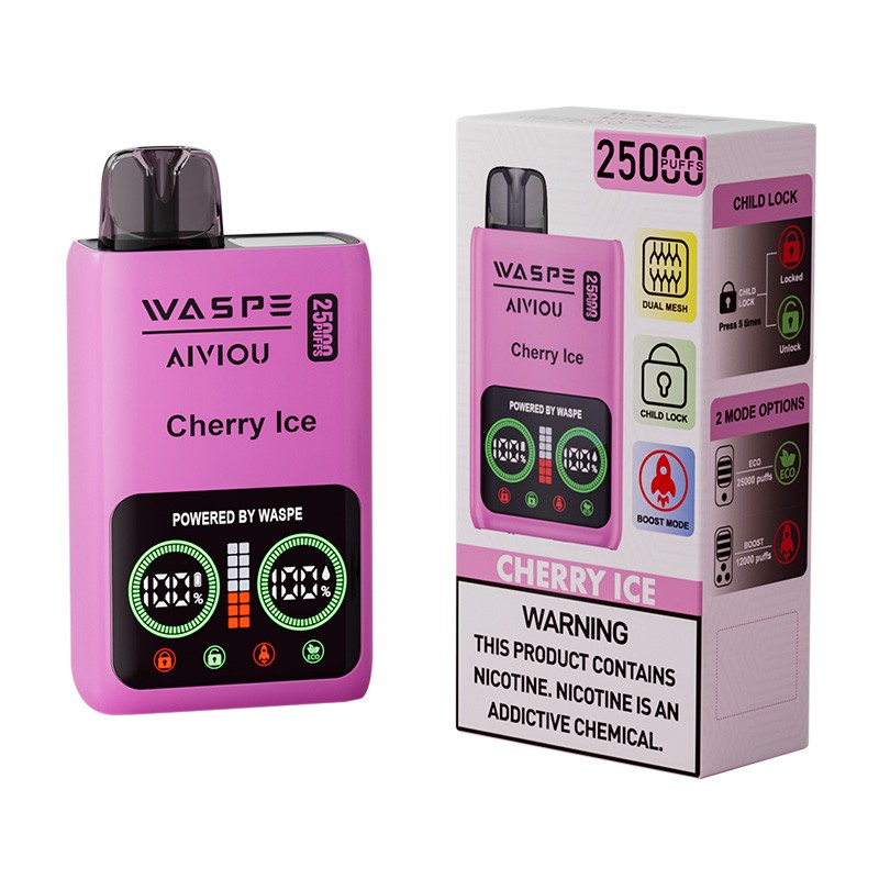 cherry ice WASPE 25000 Nicotine Free