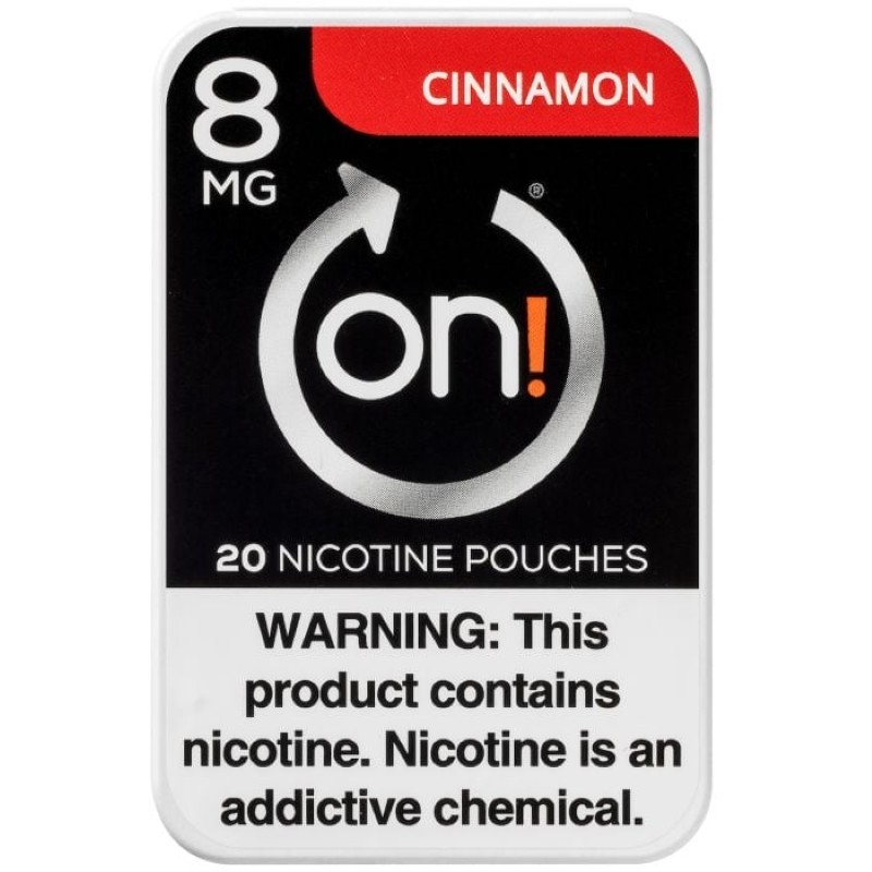 8mg On! Cinnamon Nicotine Pouches