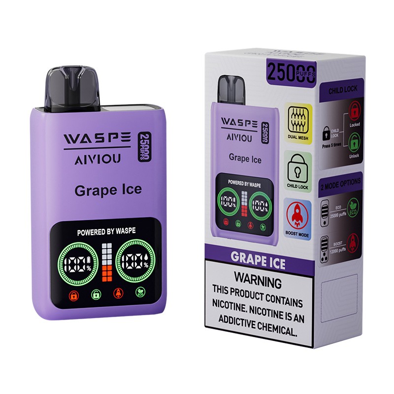 grape ice WASPE 25000 Nicotine Free