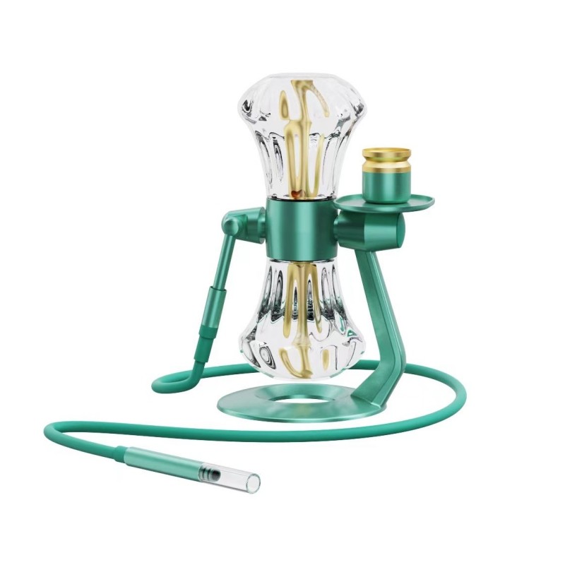 green Mingvape Flower Gravity Hookah