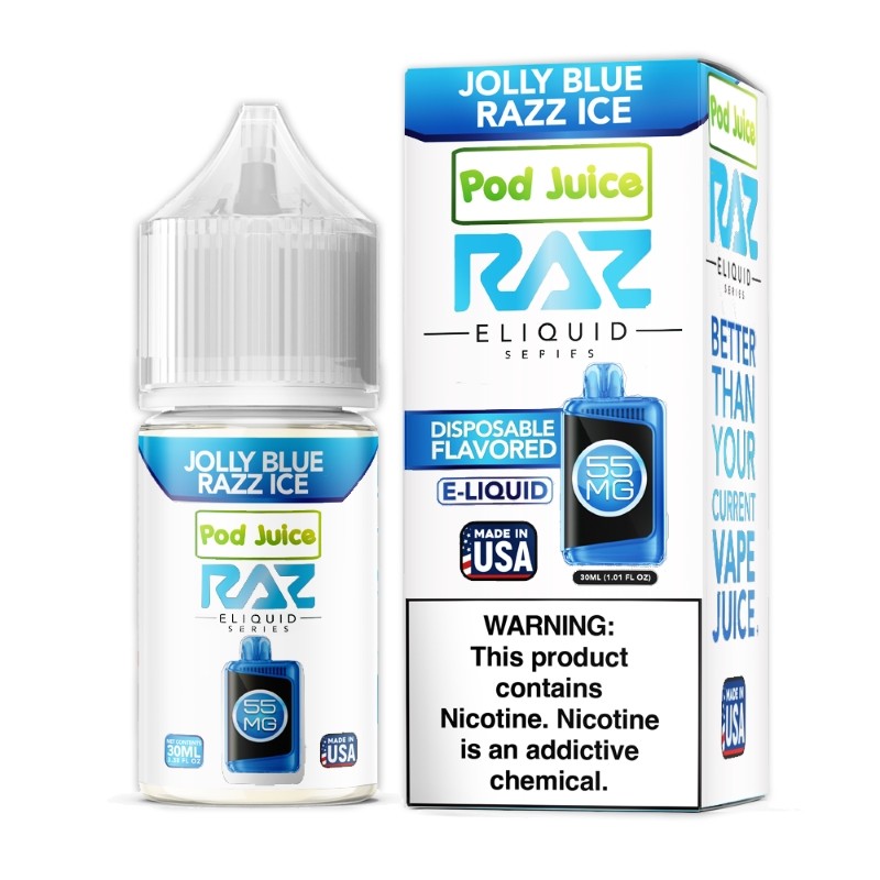 Jolly Blue Razz Ice Pod Juice RAZ