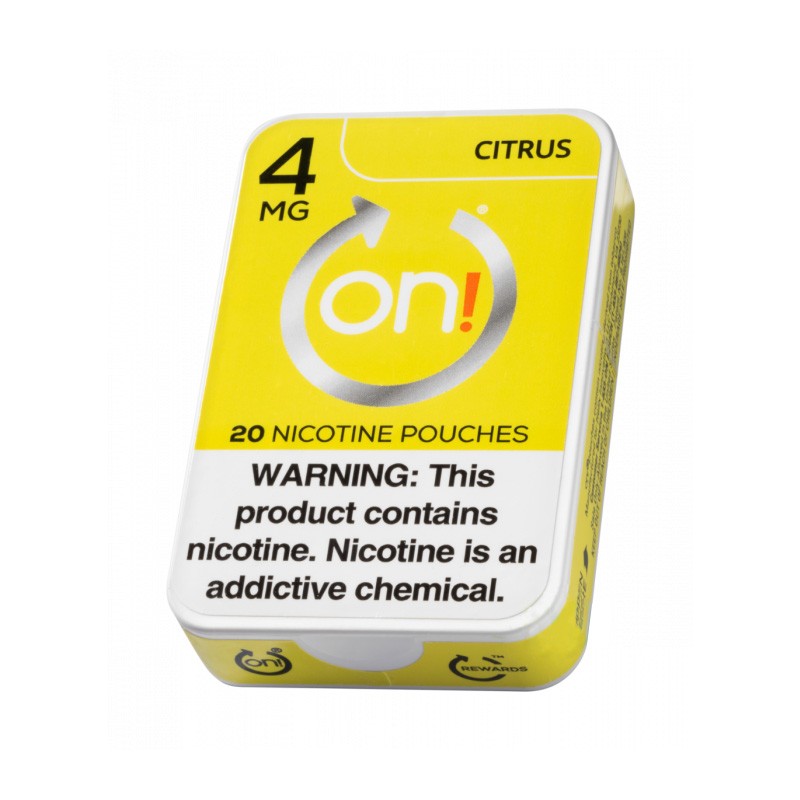 4mg On! Citrus Nicotine Pouches