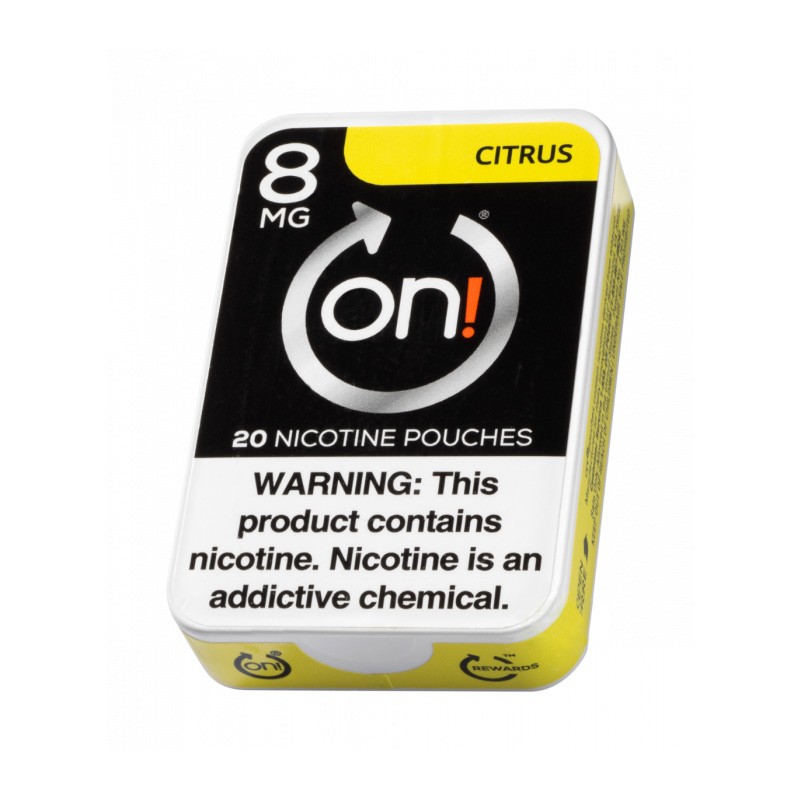 8mg On! Citrus Nicotine Pouches