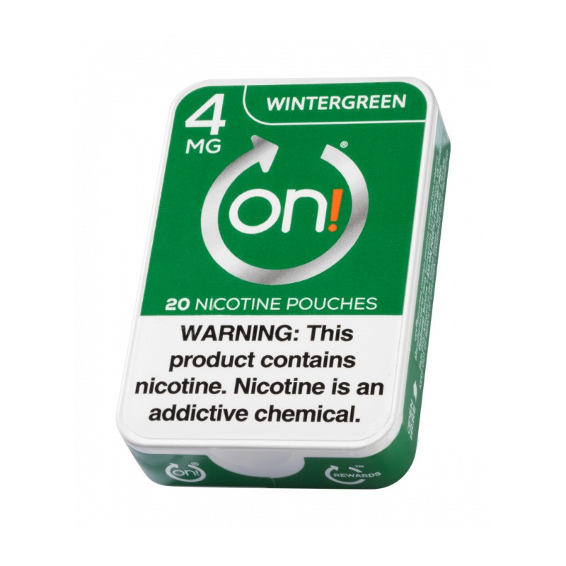 4mg On! Wintergreen Nicotine Pouches