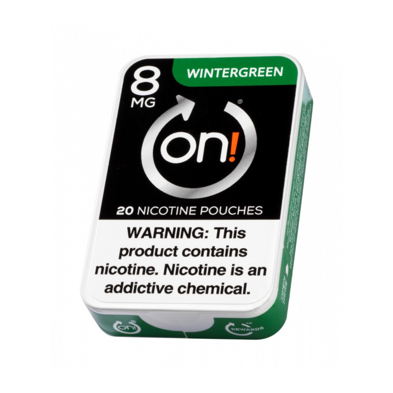 8mg On! Wintergreen Nicotine Pouches