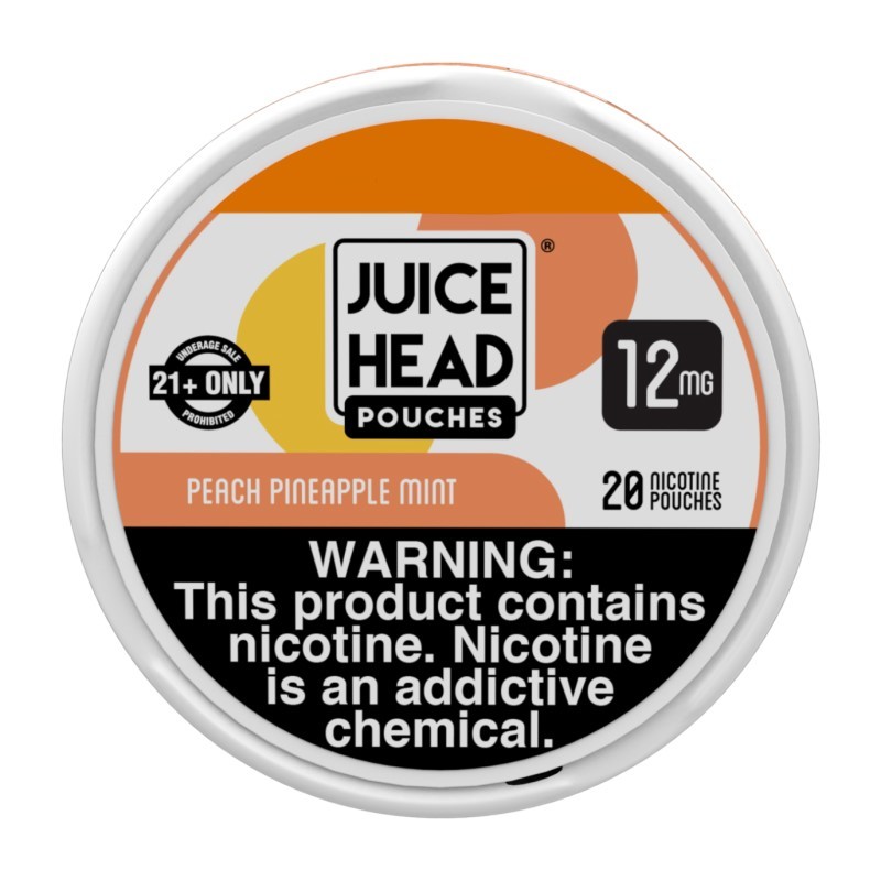 12mg Peach Pineapple Mint Juice Head Nicotine Pouches