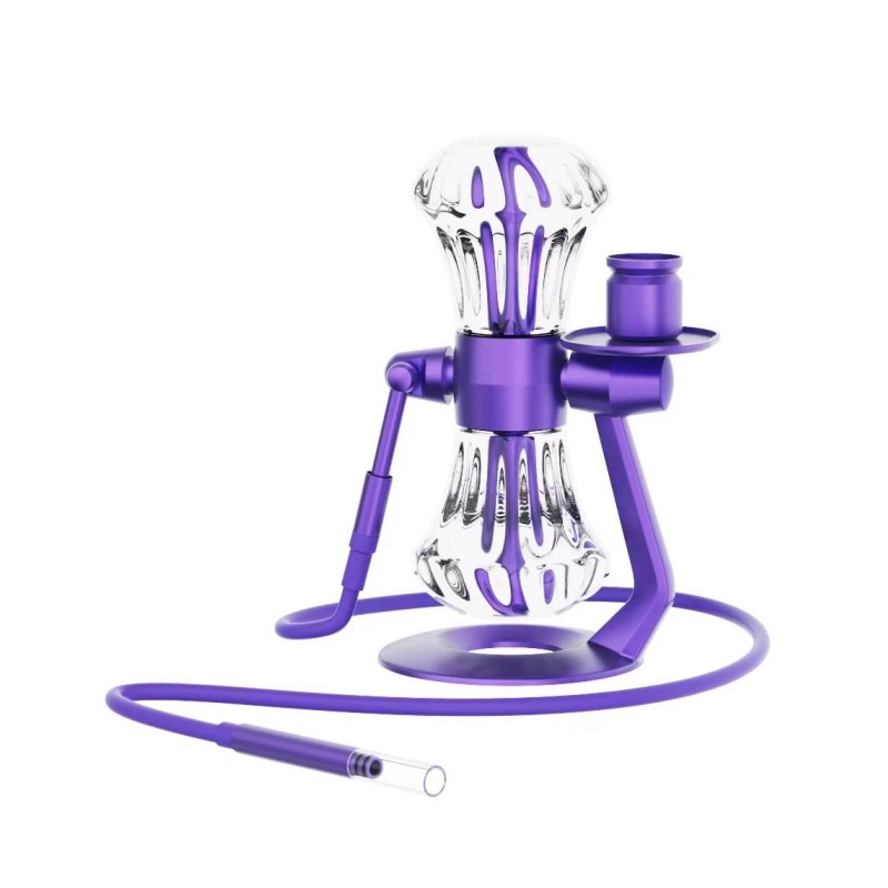 purple Mingvape Flower Gravity Hookah