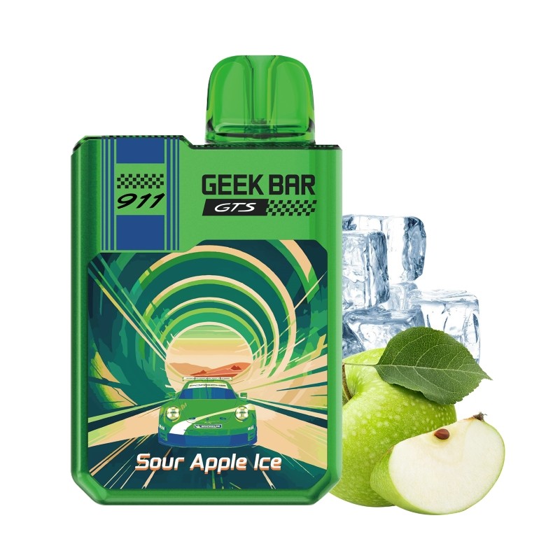 sour apple ice Geek Bar 911