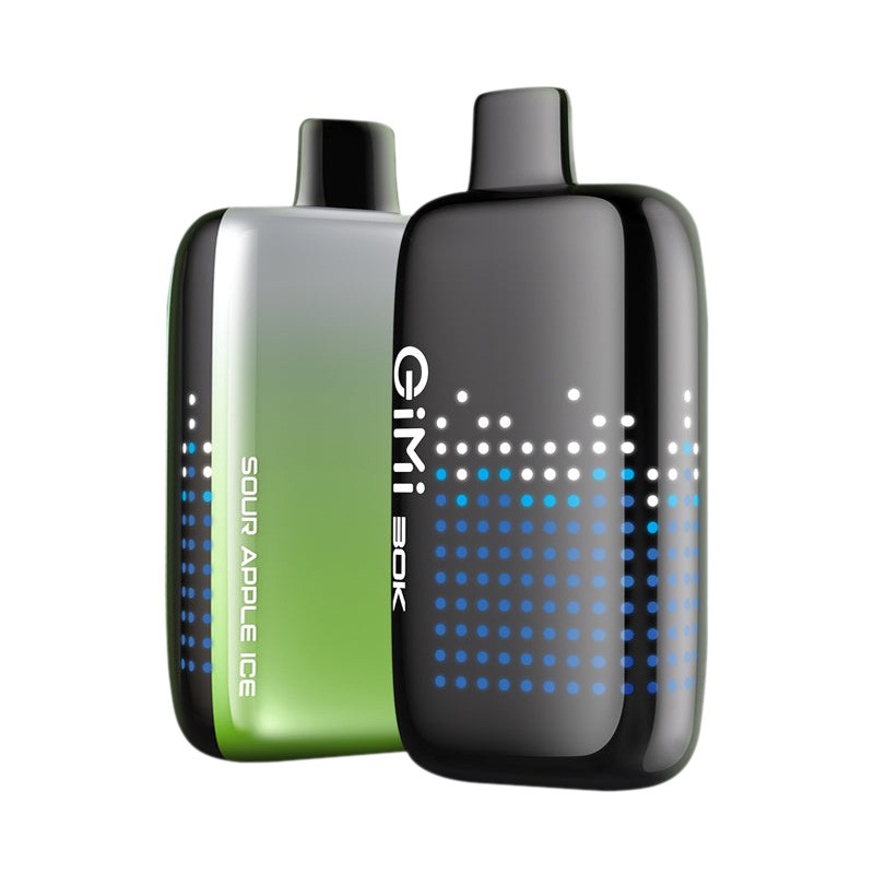 sour apple ice GiMi 30K Disposable Vape by VIHO