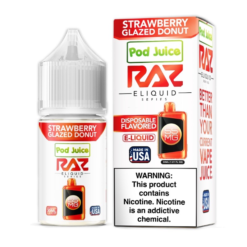 Strawberry Glazed Donut Pod Juice RAZ