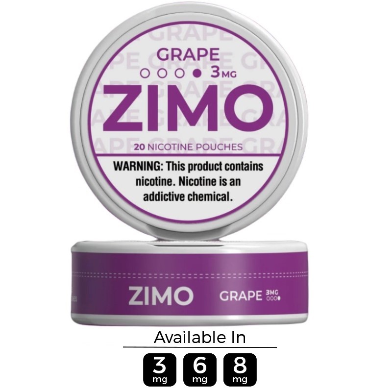 3mg ZIMO Grape Nicotine Pouches