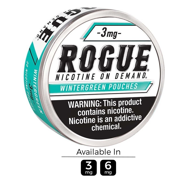 3mg Rogue Wintergreen Nicotine Pouches